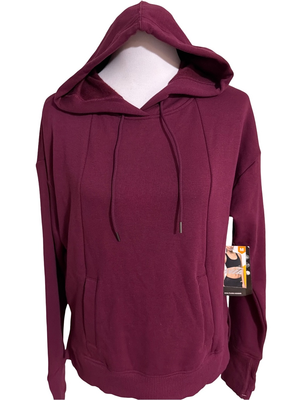 Avia Wine Hooded Pullover Sweatshirt
